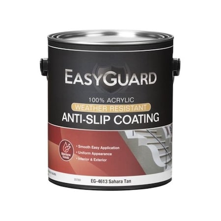 Gourmetgalley 1 gal Flat Acrylic Anti-Slip Floor Coating Sahara Tan GO3852426